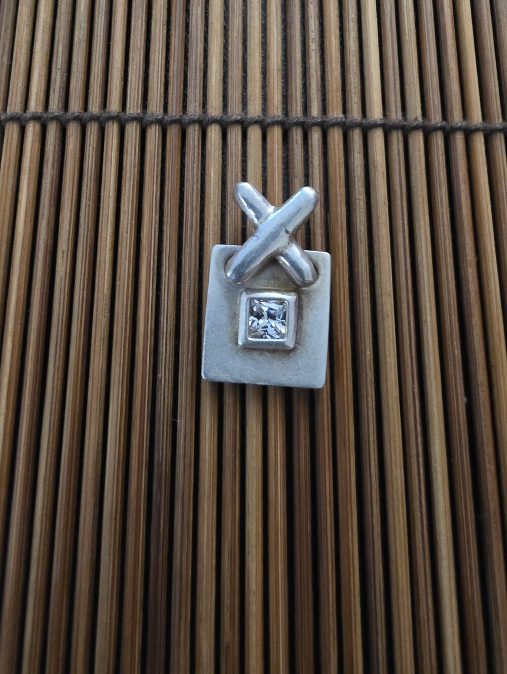 925 Silver Mexico Goshenite Pendant (Vintage)